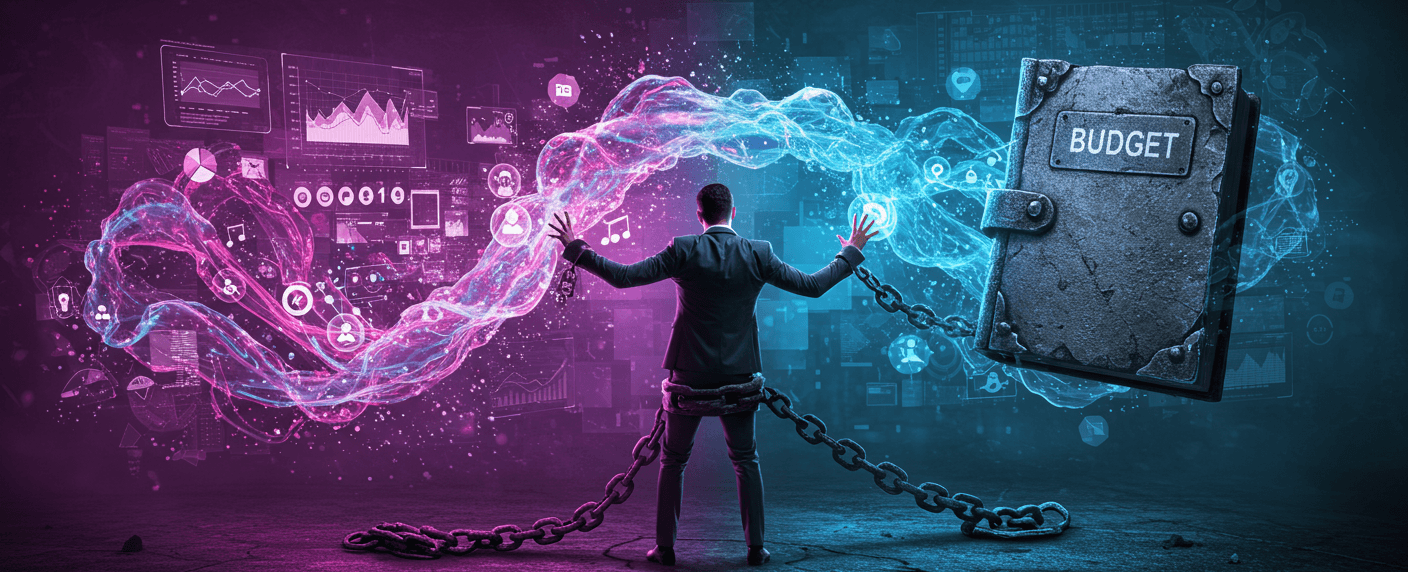 The AI Marketing Director Automating Multi-Channel Budget Allocation in Chat